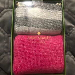 NWOT! Kate Spade Crew Socks 2 Pairs